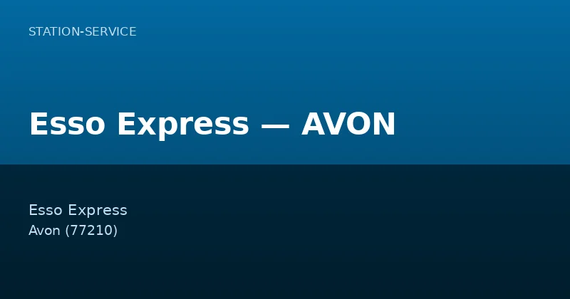 Esso Express — AVON