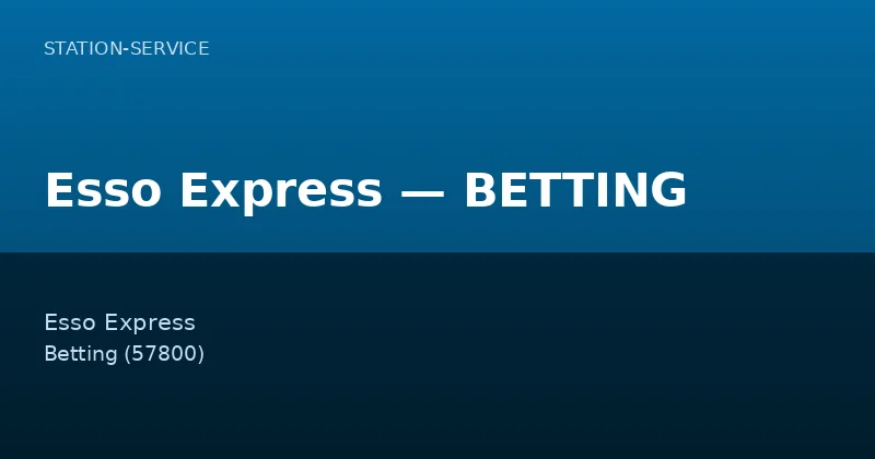 Esso Express — BETTING
