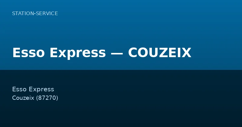 Esso Express — COUZEIX