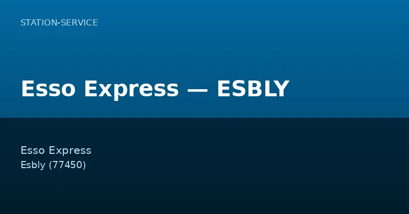 Esso Express — ESBLY