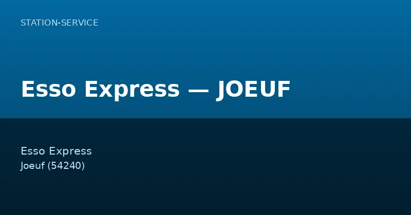 Esso Express — JOEUF