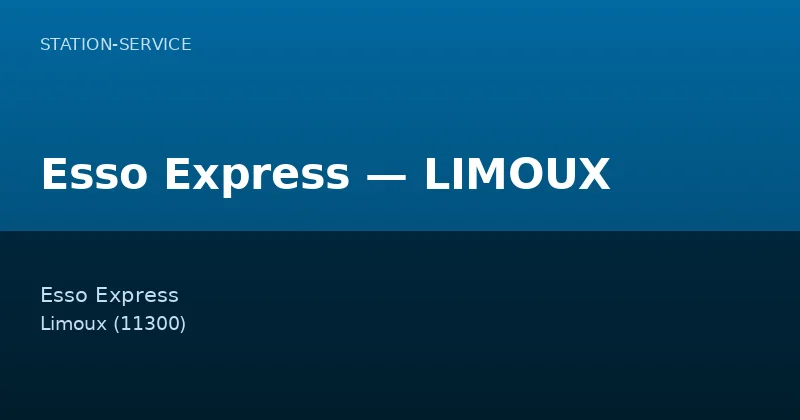 Esso Express — LIMOUX