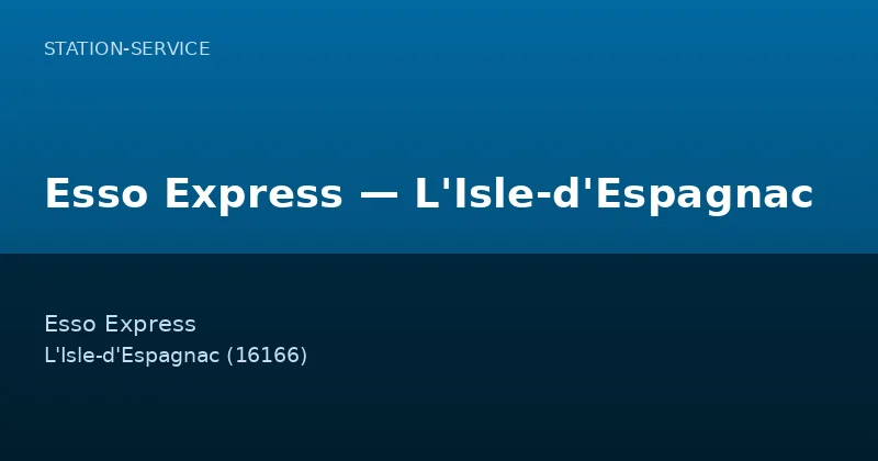 Esso Express — L'Isle-d'Espagnac