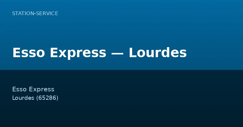 Esso Express — Lourdes