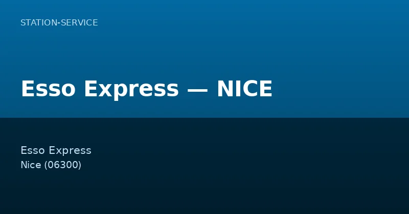 Esso Express — NICE