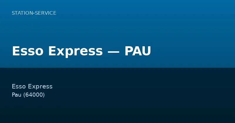 Esso Express — PAU