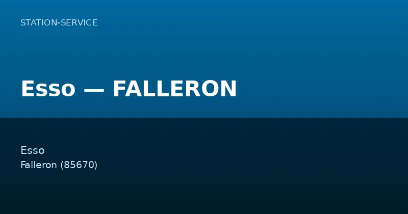 Esso — FALLERON