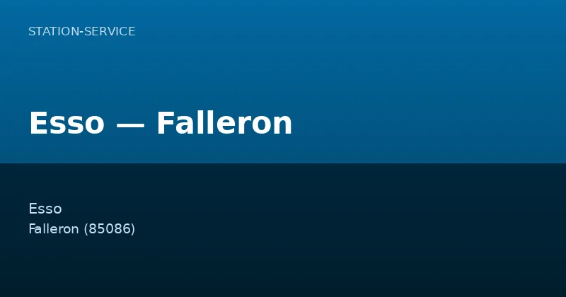Esso — Falleron
