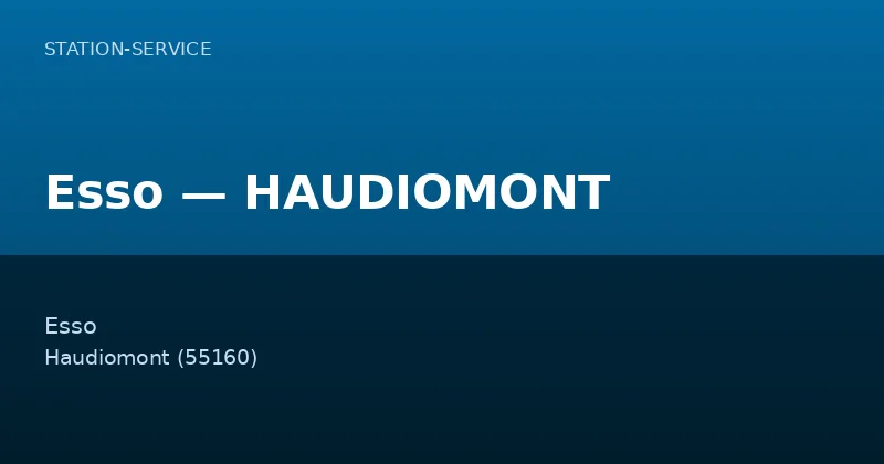 Esso — HAUDIOMONT