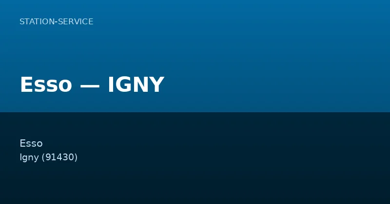 Esso — IGNY