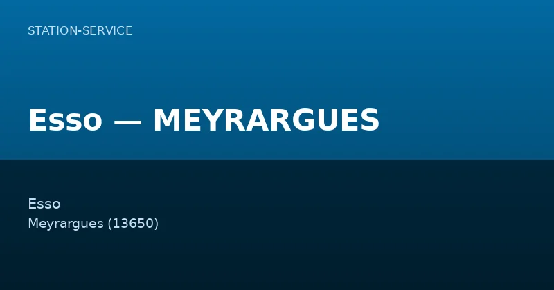 Esso — MEYRARGUES