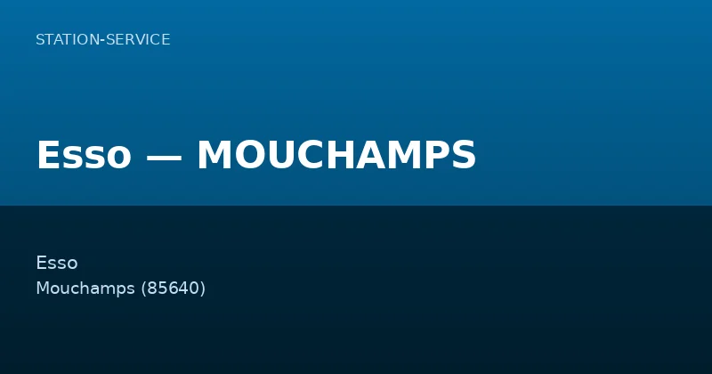 Esso — MOUCHAMPS