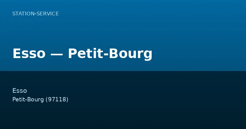 Esso — Petit-Bourg