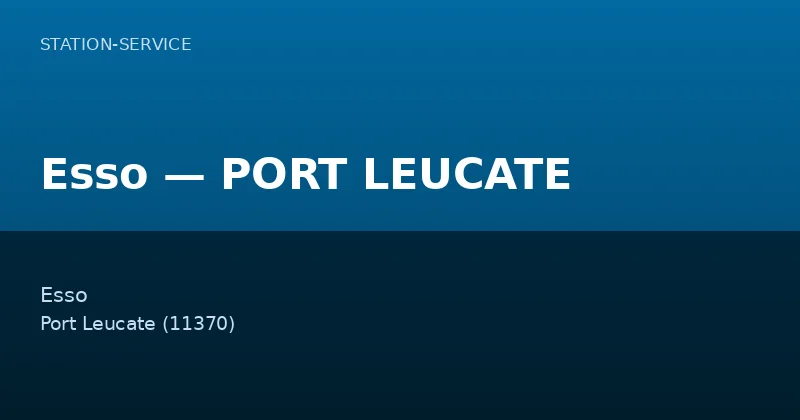 Esso — PORT LEUCATE