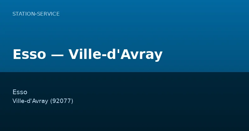 Esso — Ville-d'Avray