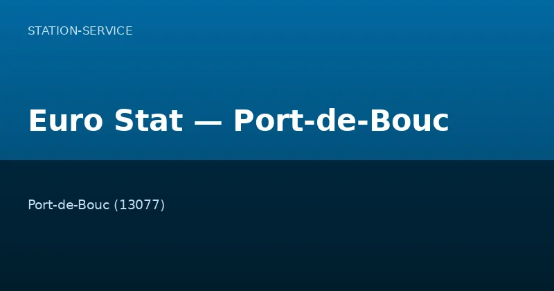 Euro Stat — Port-de-Bouc