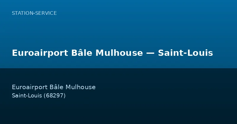 Euroairport Bâle Mulhouse — Saint-Louis