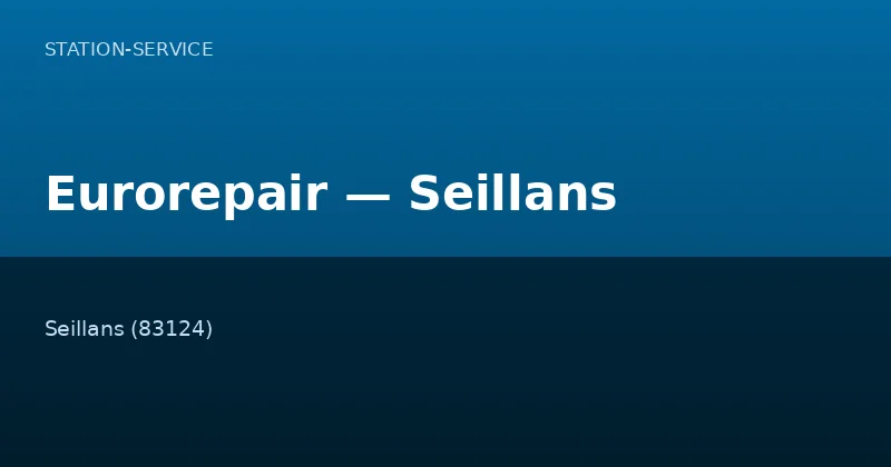 Eurorepair — Seillans