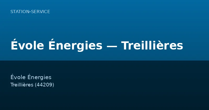 Évole Énergies — Treillières
