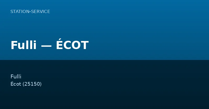 Fulli — ÉCOT