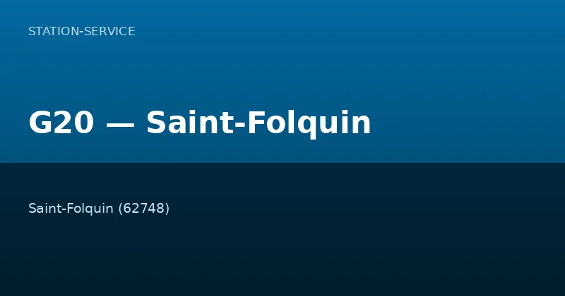 G20 — Saint-Folquin