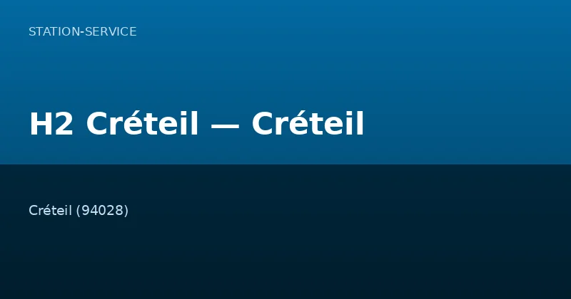 H2 Créteil — Créteil