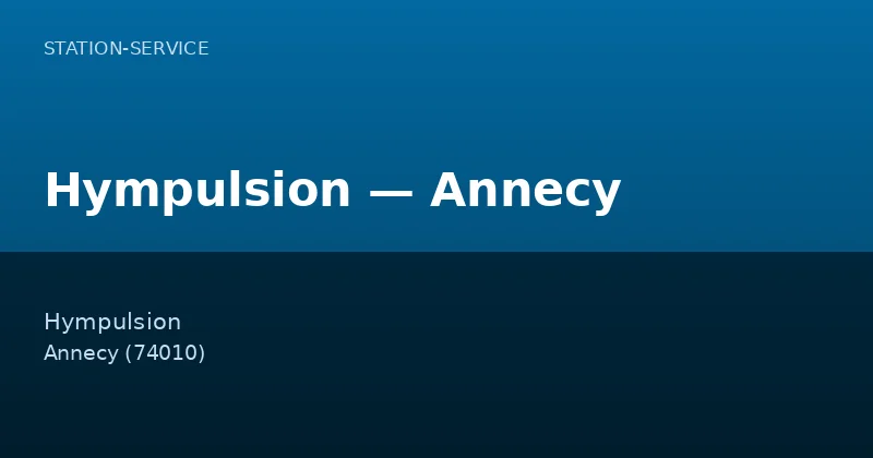 Hympulsion — Annecy