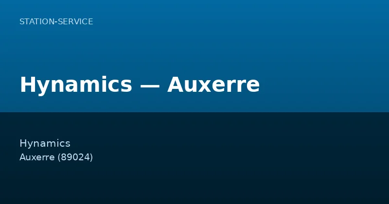 Hynamics — Auxerre