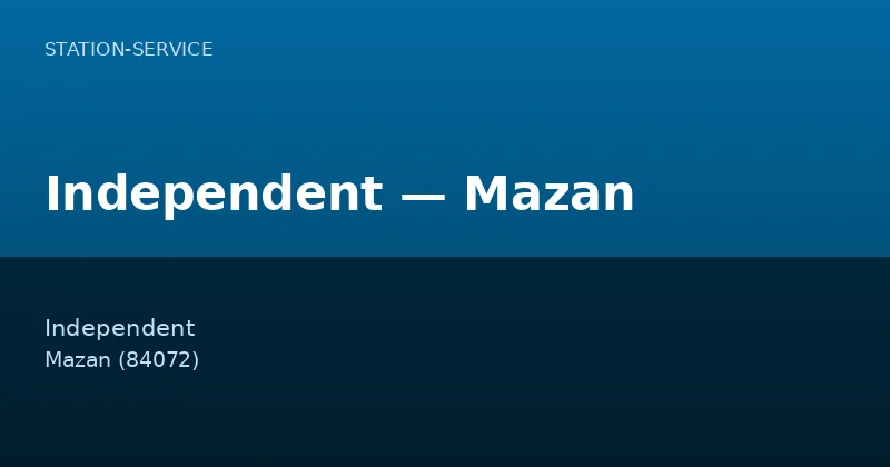 Independent — Mazan