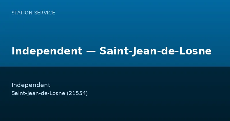 Independent — Saint-Jean-de-Losne