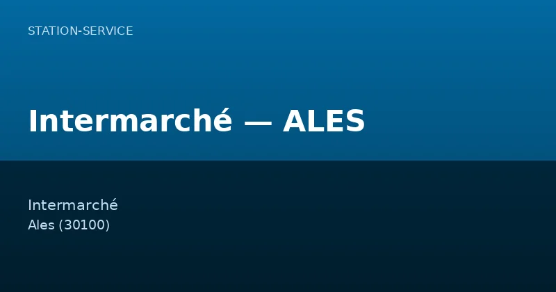 Intermarché — ALES