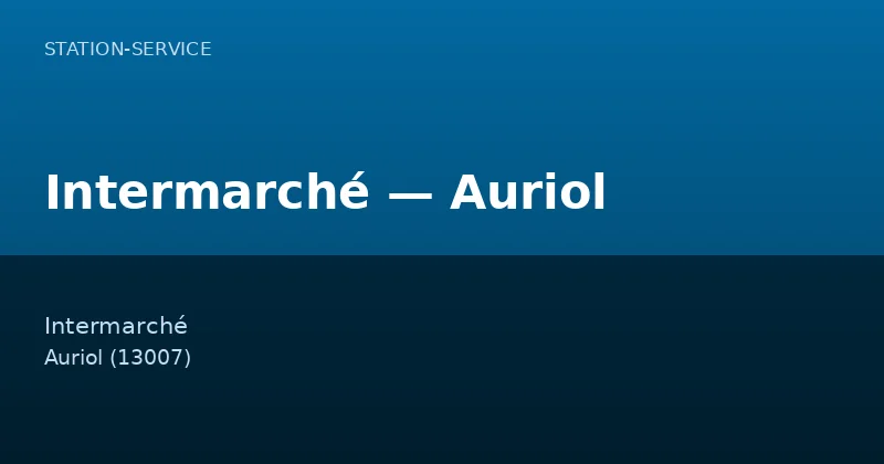 Intermarché — Auriol