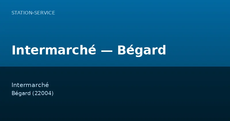 Intermarché — Bégard