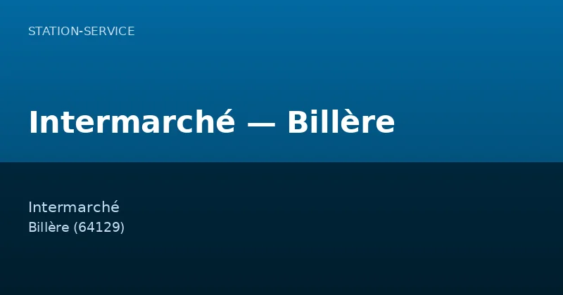 Intermarché — Billère