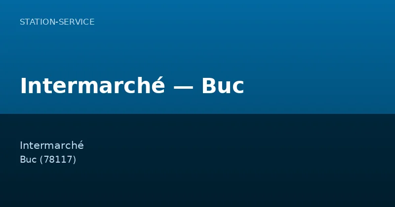 Intermarché — Buc