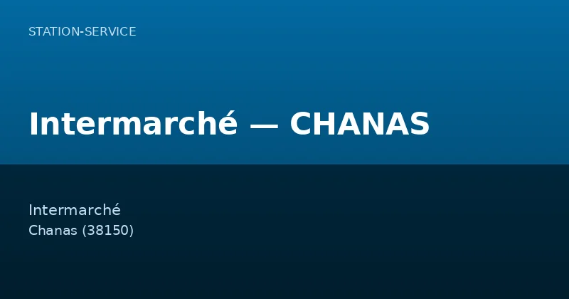 Intermarché — CHANAS