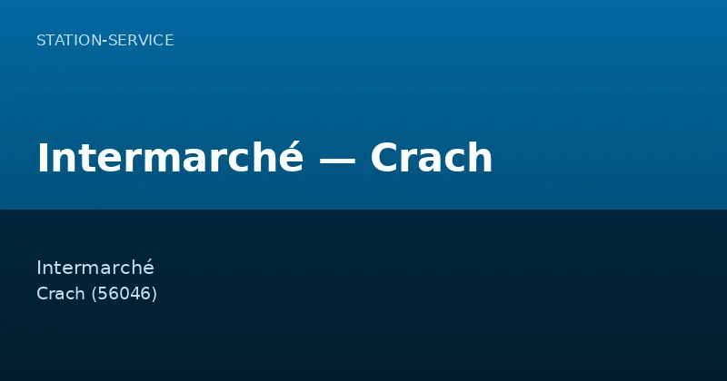 Intermarché — Crach