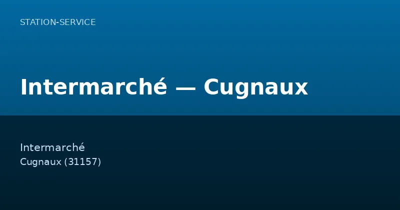 Intermarché — Cugnaux