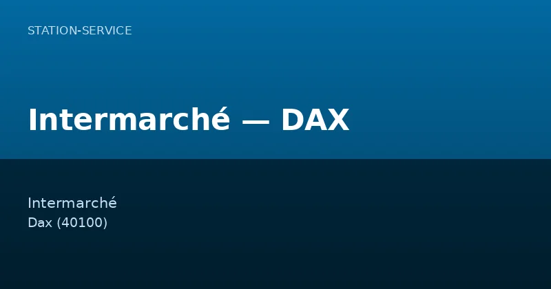 Intermarché — DAX