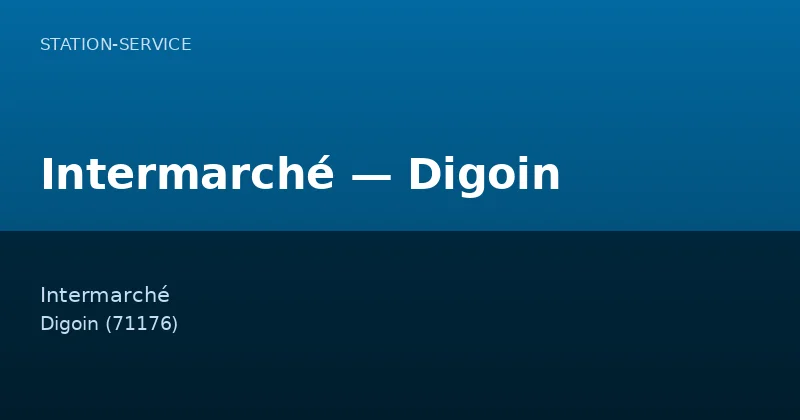 Intermarché — Digoin