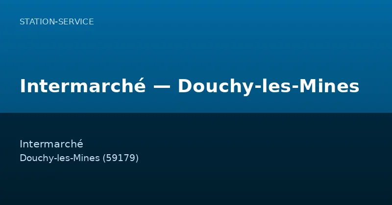 Intermarché — Douchy-les-Mines