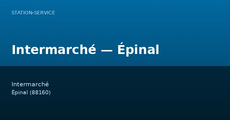 Intermarché — Épinal