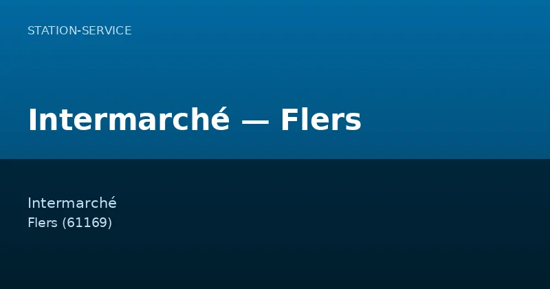 Intermarché — Flers