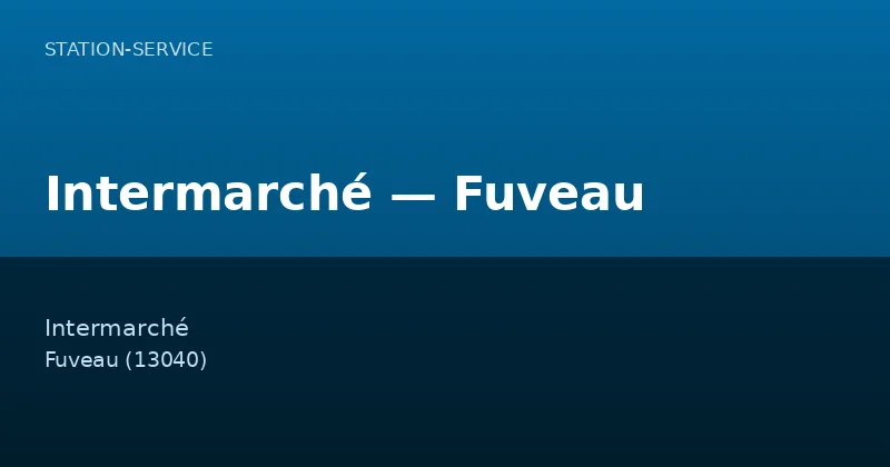 Intermarché — Fuveau