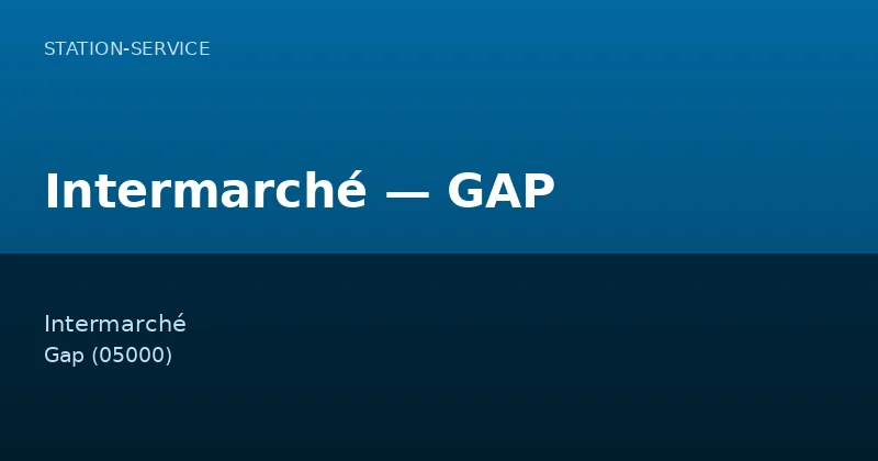 Intermarché — GAP