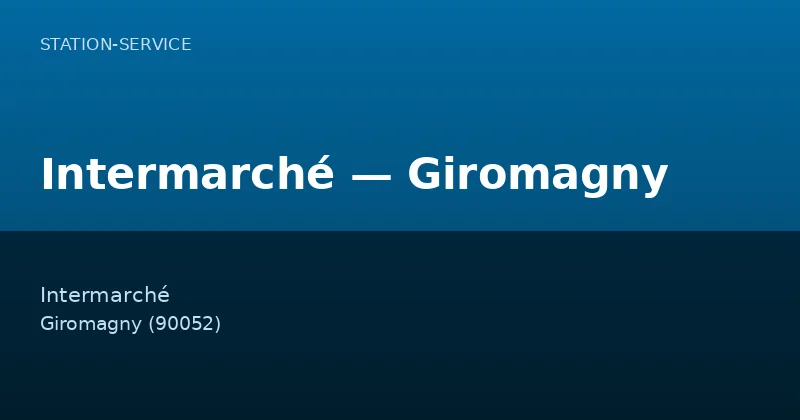 Intermarché — Giromagny