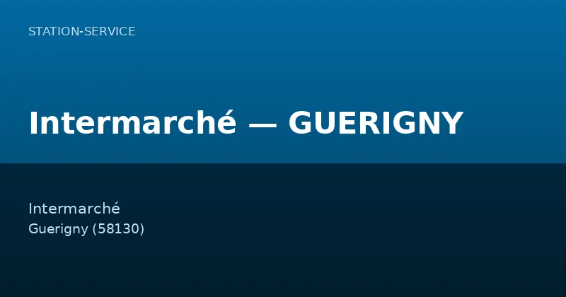 Intermarché — GUERIGNY