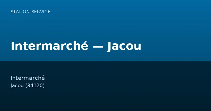 Intermarché — Jacou
