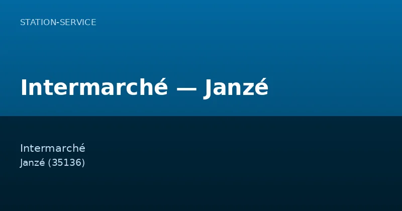 Intermarché — Janzé