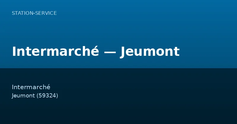 Intermarché — Jeumont